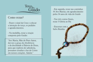 Como rezar o Terço do Guido Como rezar o Terço do Guido